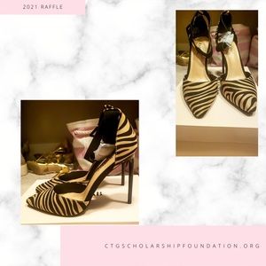 Just fab zebra heels. Size 9